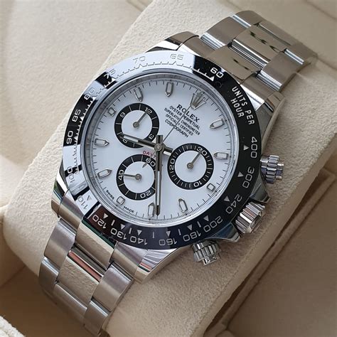 rolex dayotna bianco|rolex daytona for sale.